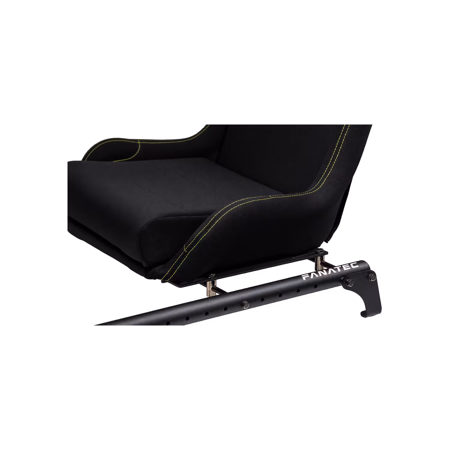 Fanatec CSL Cockpit Seat installed on the frame